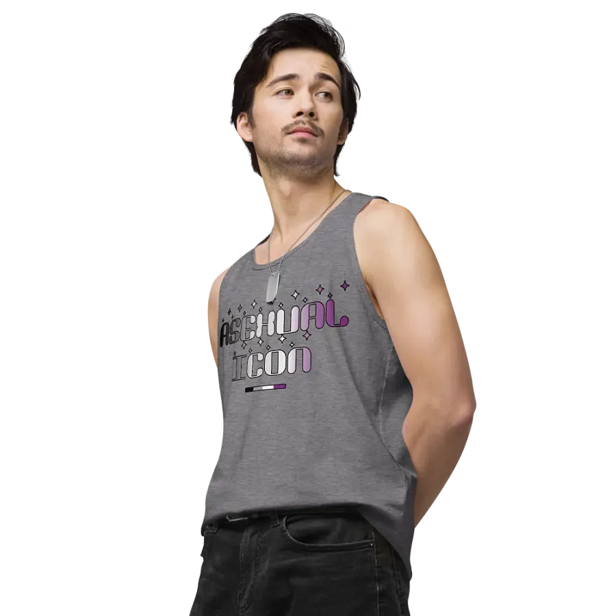 Asexual Icon Men's Premium Tank Top product image (75)