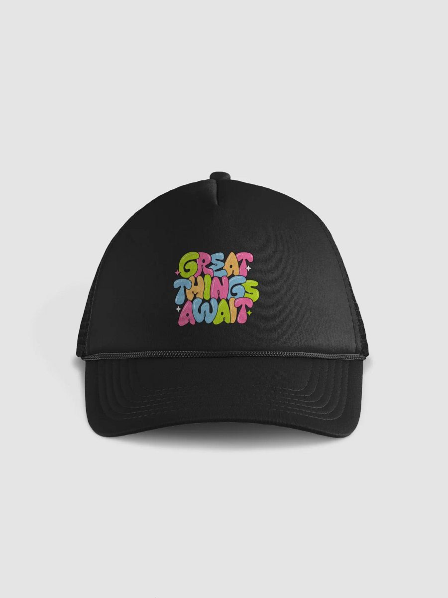 Great things await dad cap product image (1)