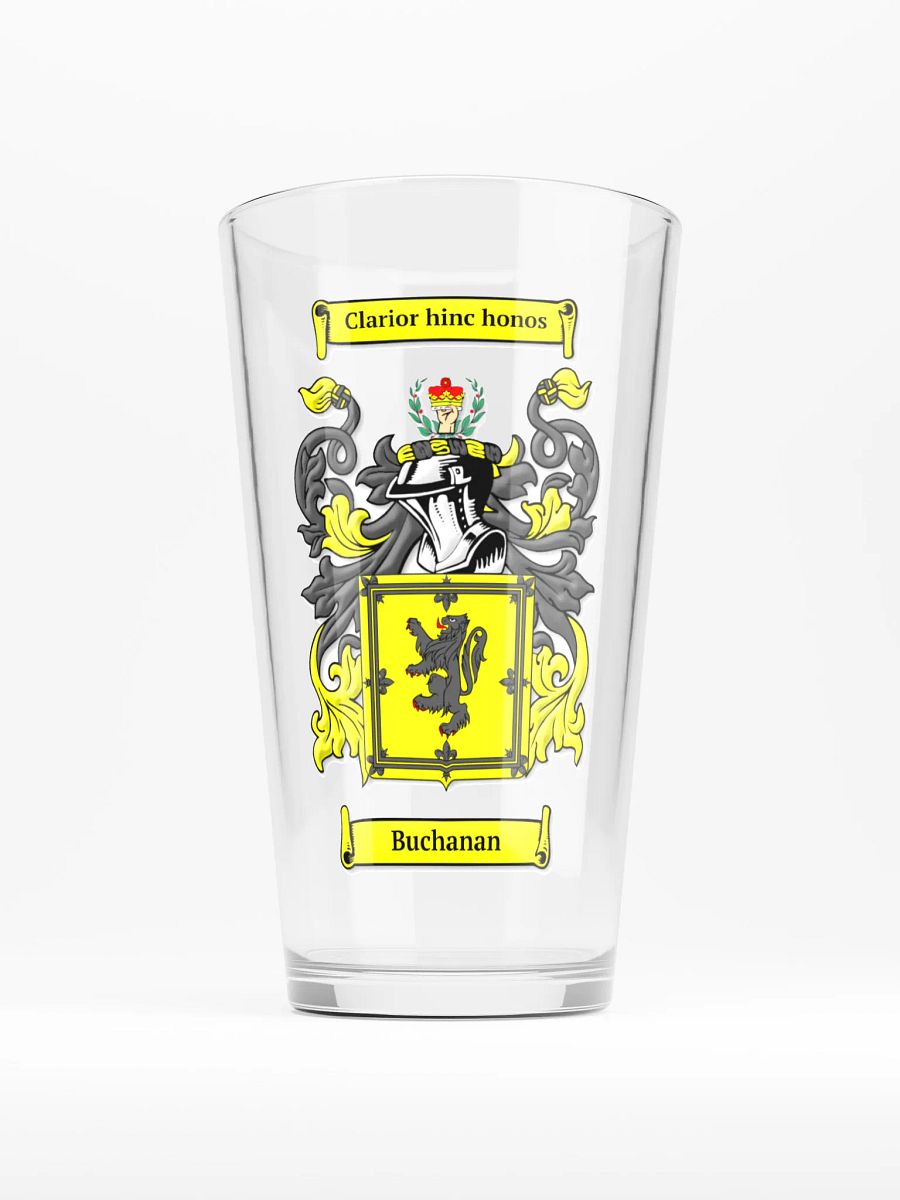 Buchanan Family Crest - Shaker Pint Glass product image (1)
