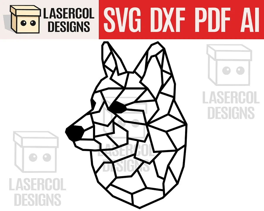Geometric Animals Set Bundle - Laser Cut Files product image (8)