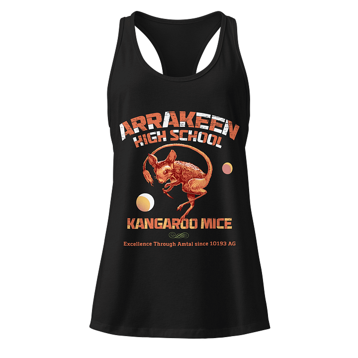 Arrakeen High School Kangaroo Mice Racer Tank product image (1)