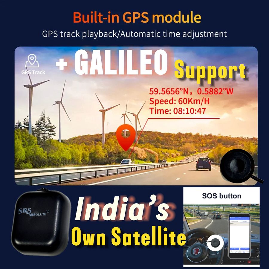 SRS ABSOLUTE 2K 4G Smart DashCam |Android| ADAS | Wireless CarPlay | 24x7 Remote Audio-Video Monitor | GPS Track |Multi-Task | 1TB MicroSD Support | Maps-Apps Support | Steering Control |Split Screen product image (10)