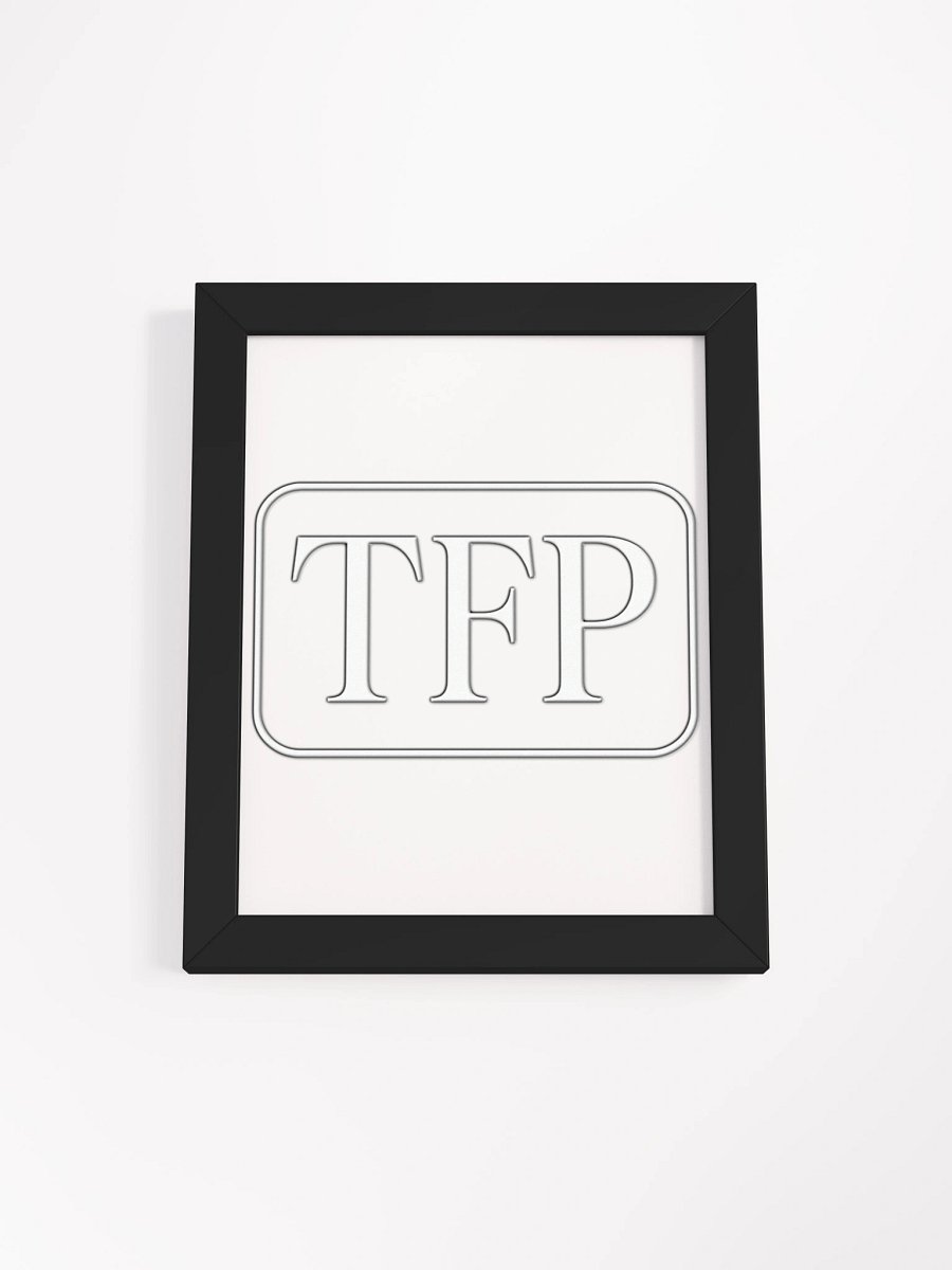Serif Shadow Art Print product image (1)