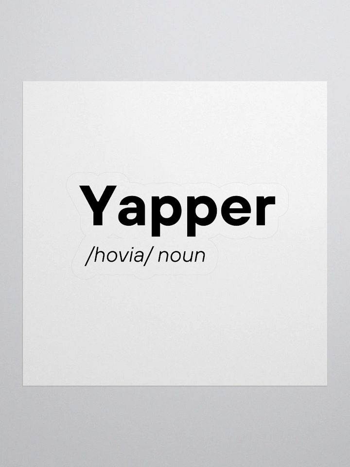Yapper Sticker product image (4)