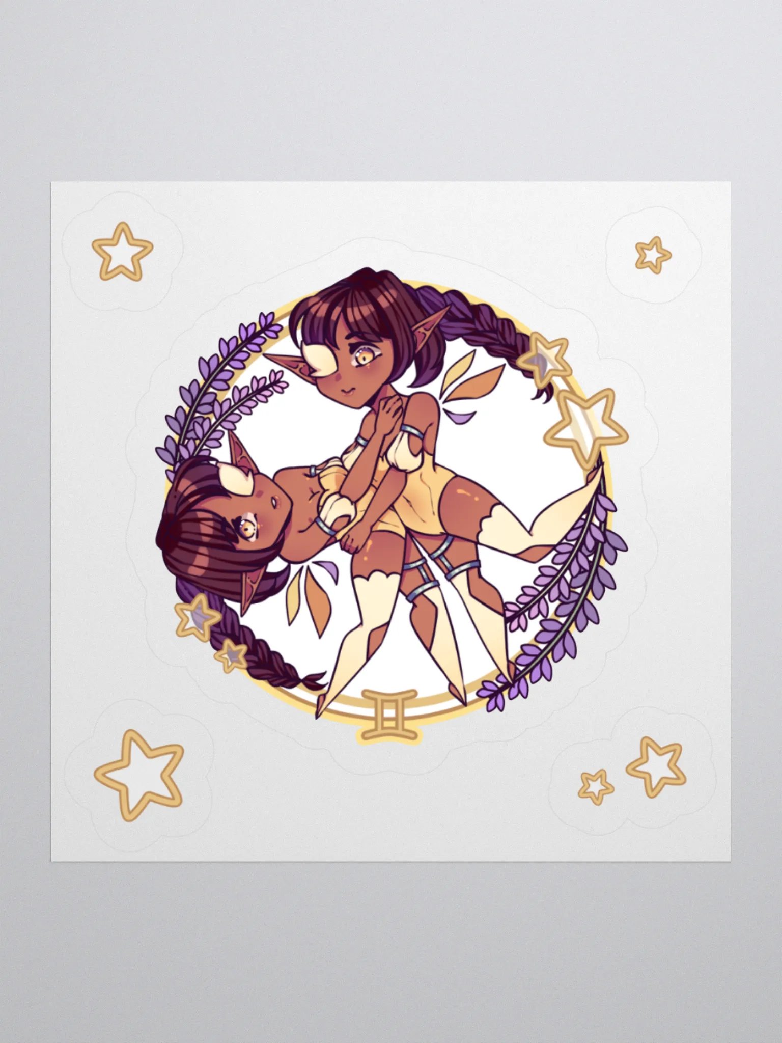GEMINI ☆ Zodiac Chibi Sticker product image (1)