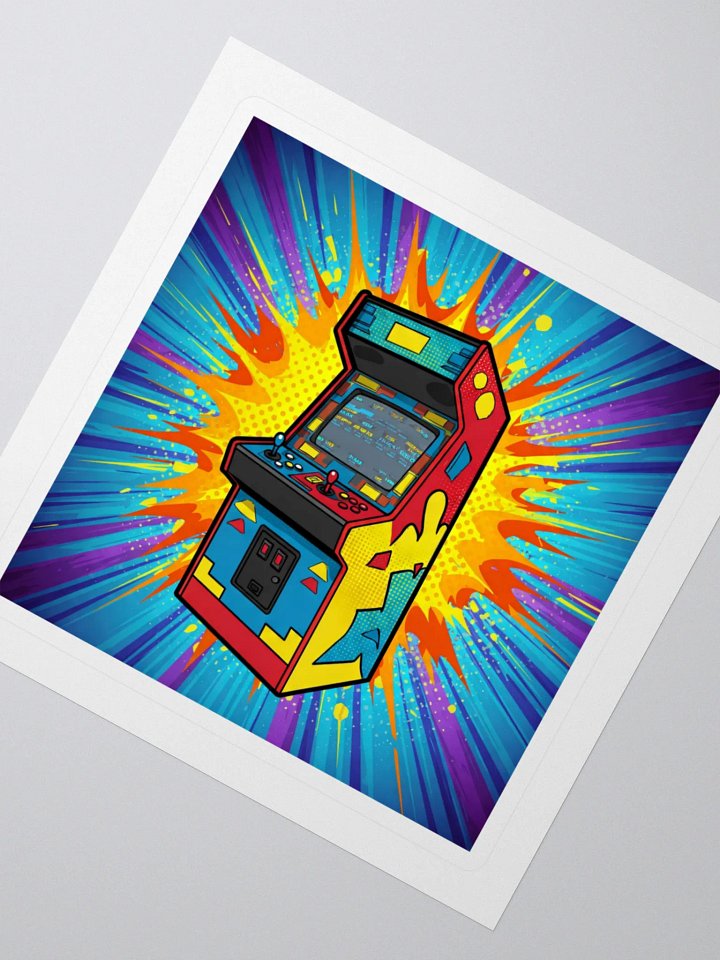 Retro Arcade Explosion Sticker Set product image (2)