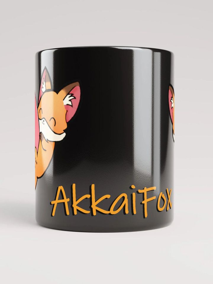 Heart Black Glossy Mug product image (2)