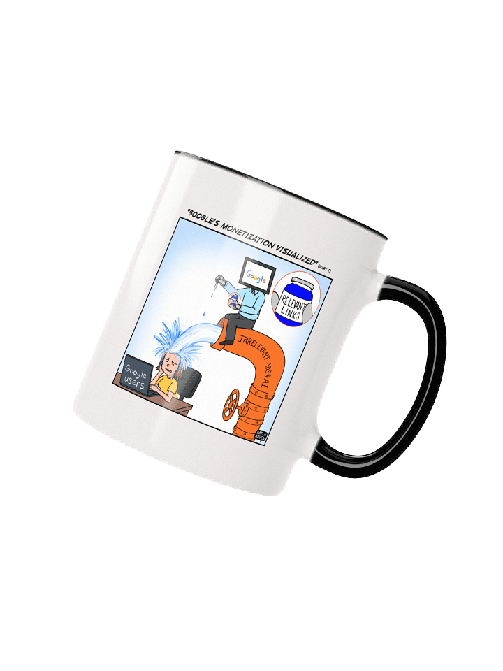 "Google's monetization visualized" mug product image (4)