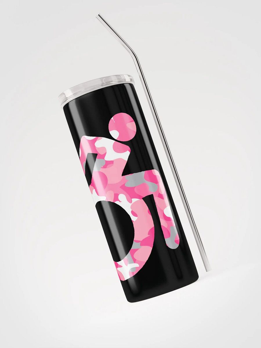 Wheelie, Pink Camo SS Tumbler product image (3)