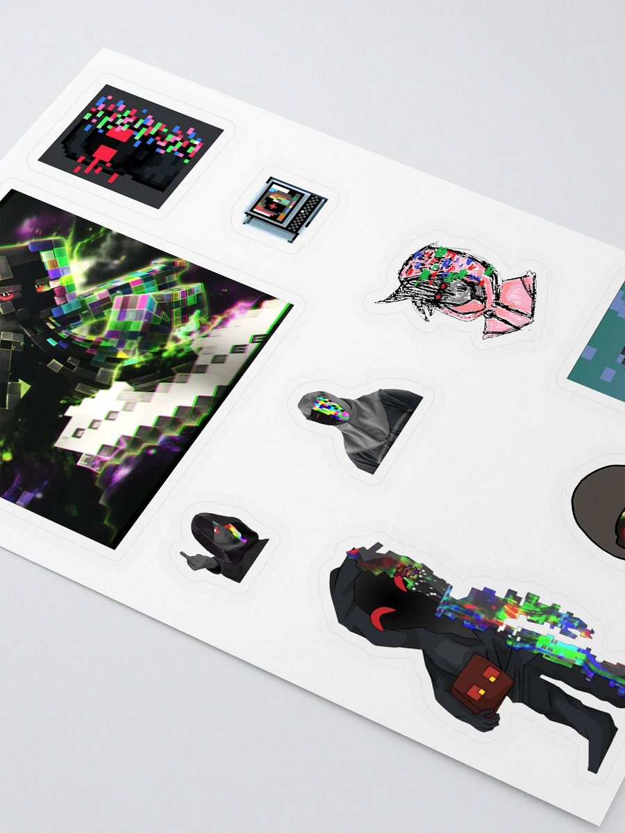 GlitchedMastery Sticker Sheet product image (3)