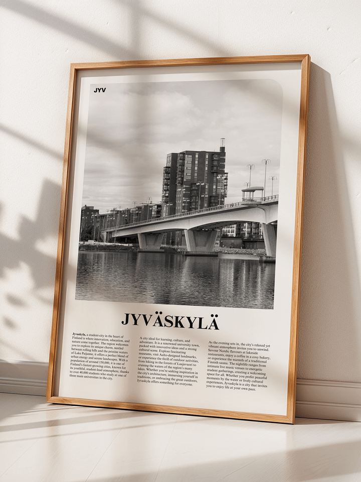 Jyvaskyla 02 Newspaper Poster product image (4)