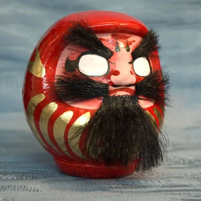 Bearded Daruma - 4.7 inch Japan Zen Buddhist Bodhidarma product image (1)