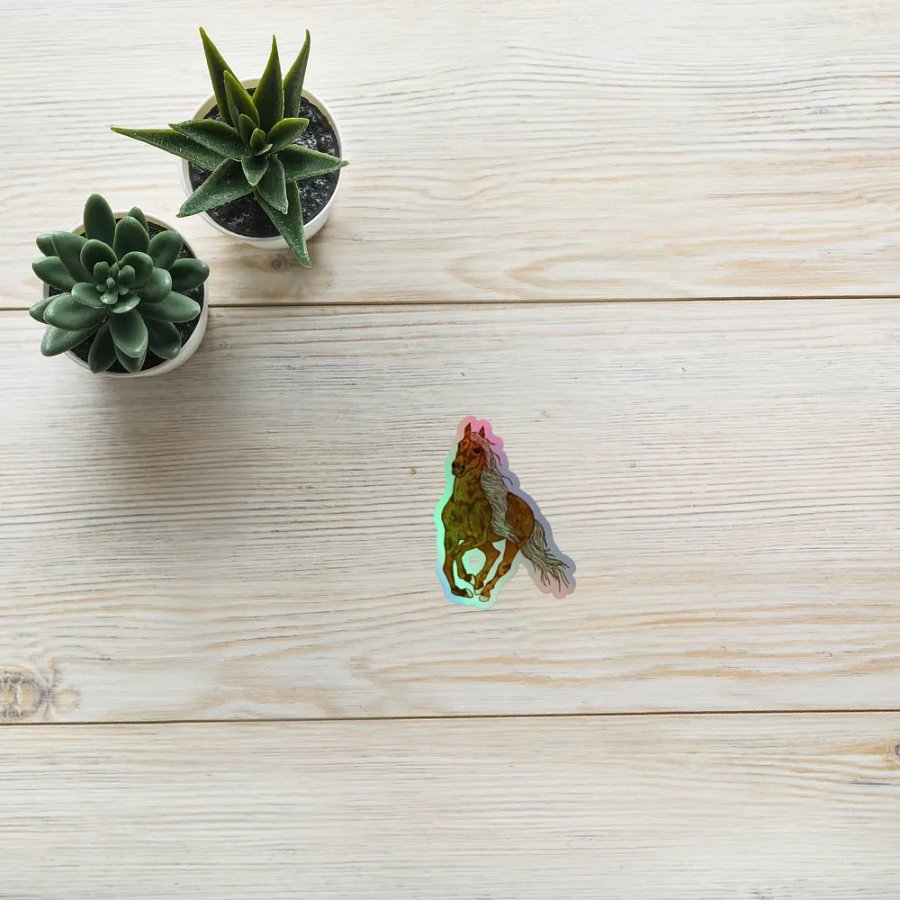 Ember Holographic sticker product image (10)