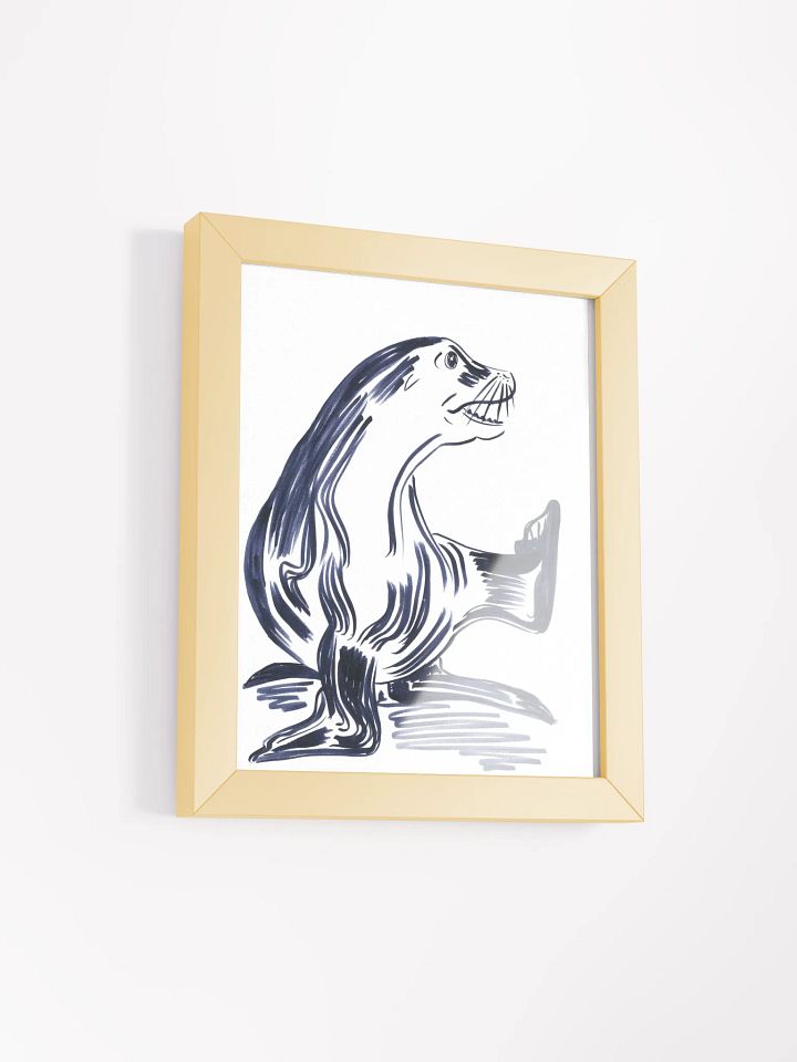 Happy Seal Framed Print product image (14)