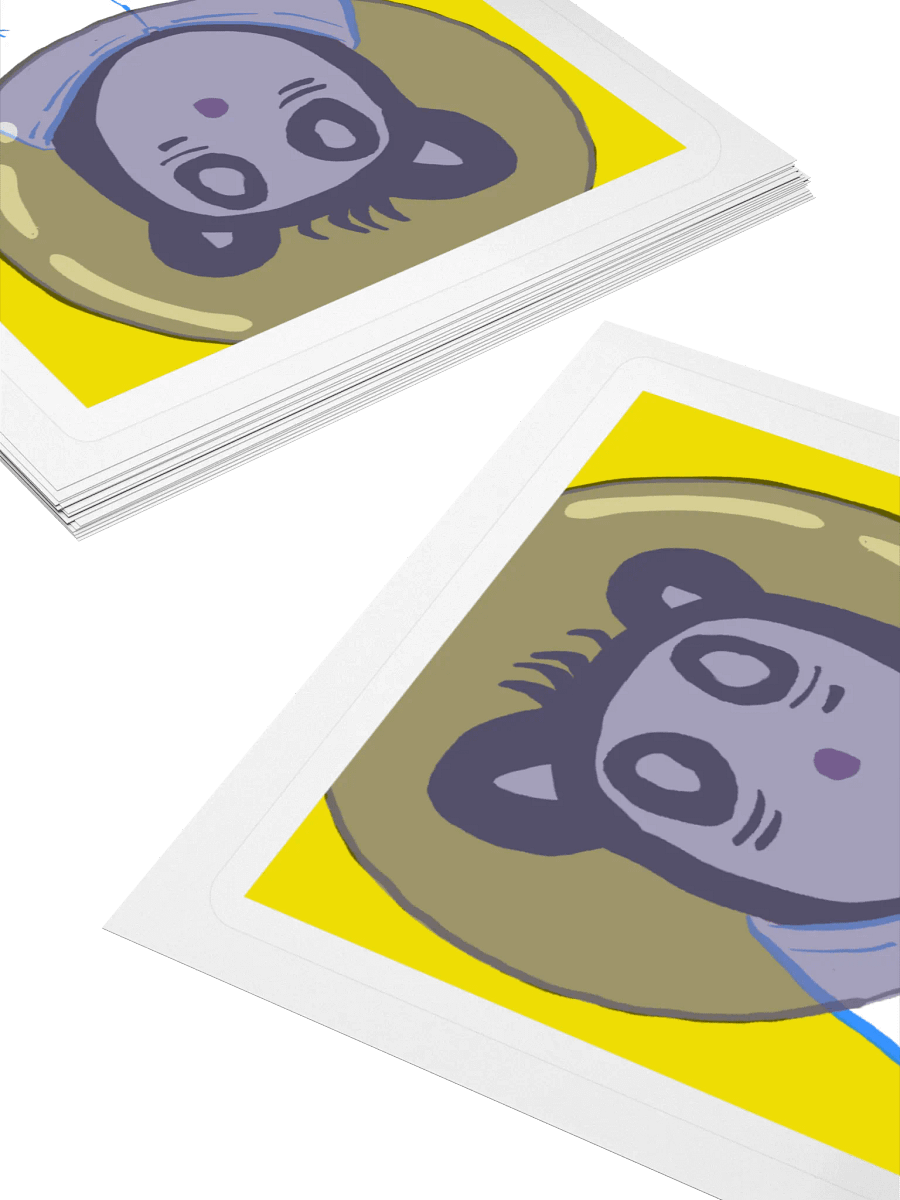 TBG Space Panda Logo Sticker product image (4)