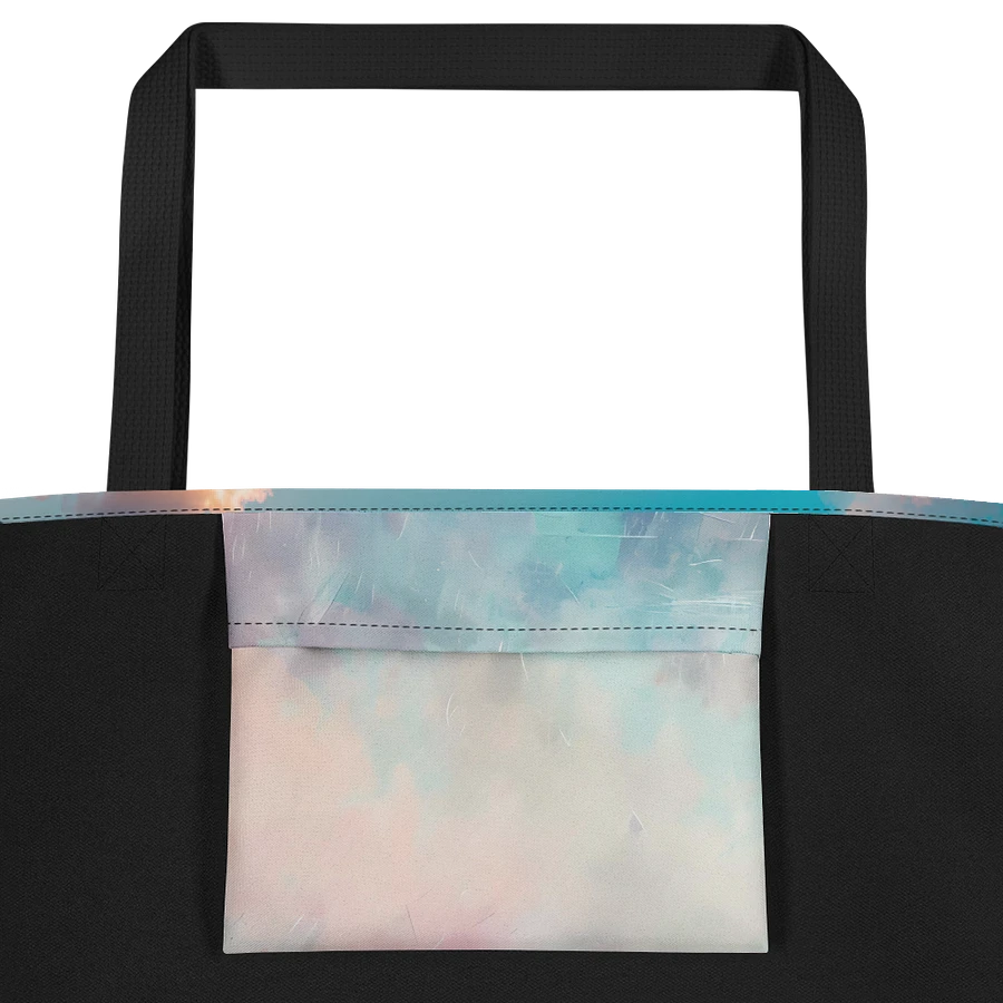 Tote Bag: Beach Sunset Ocean Waves Turquoise Ocean Scenic Design product image (2)