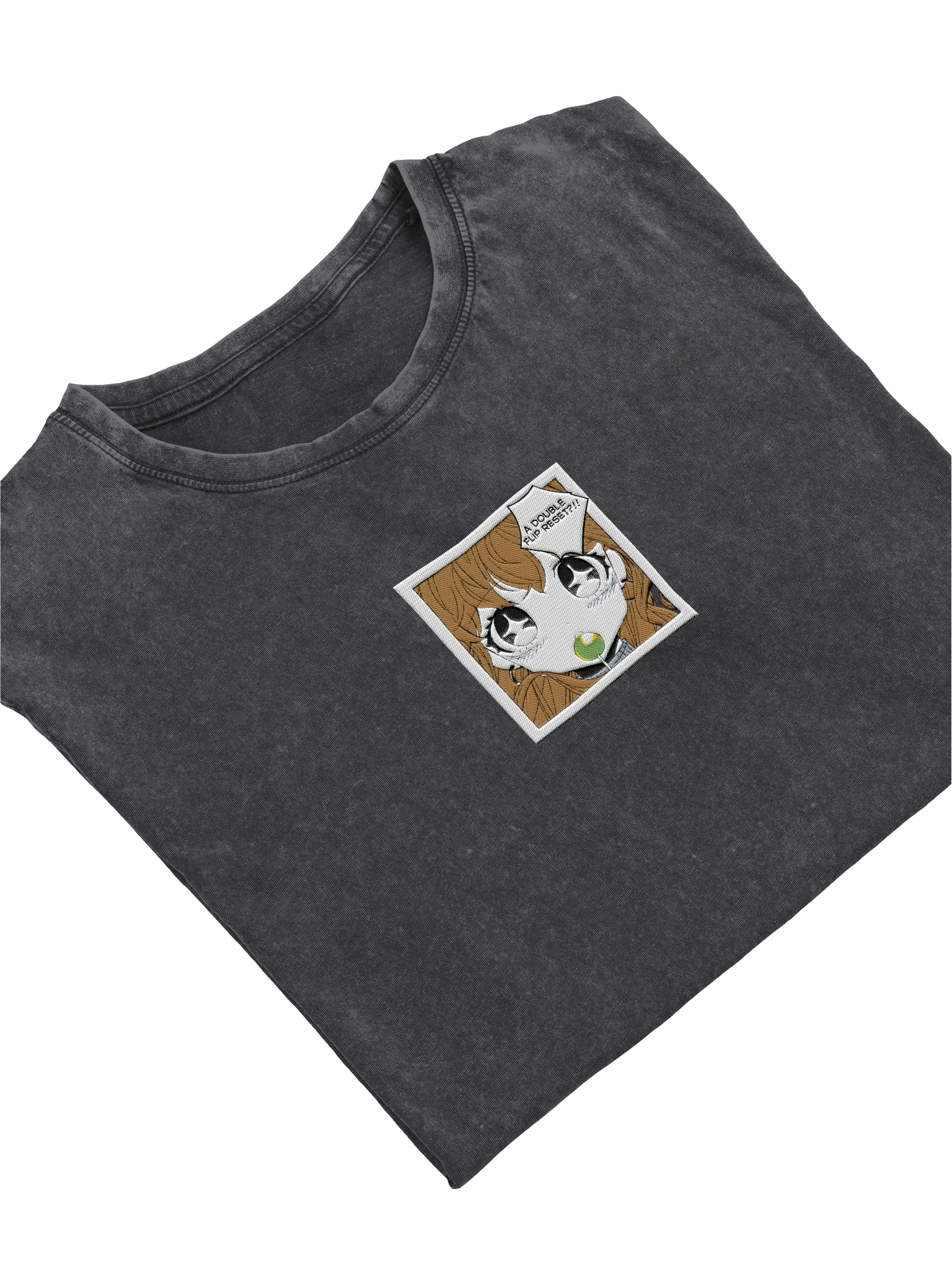 Double flip embroidered tee product image (9)