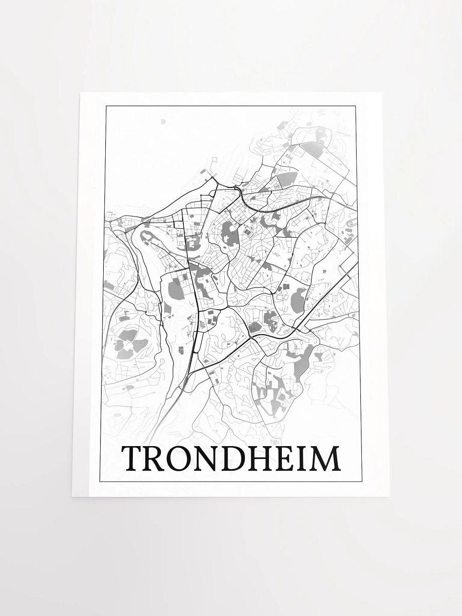 Trondheim, Norway, city map print product image (20)