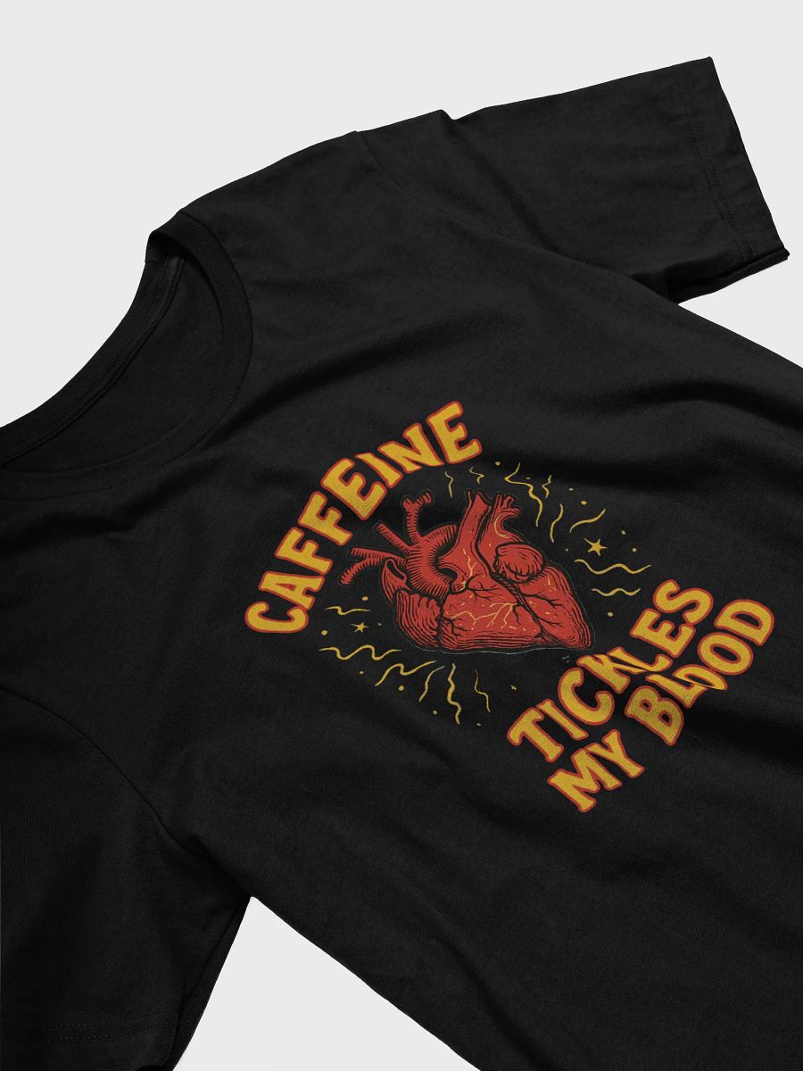 Caffeine Tickles My Blood (Anatomical Heart) Tee product image (3)
