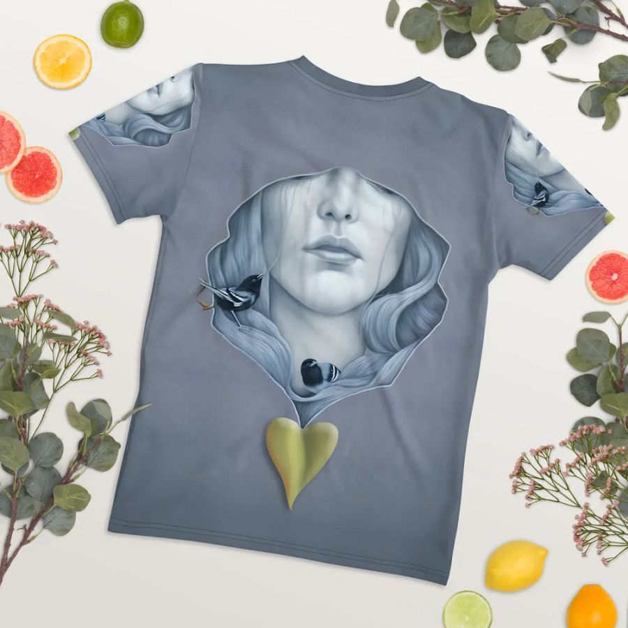 Creative face T shirt product image (5)
