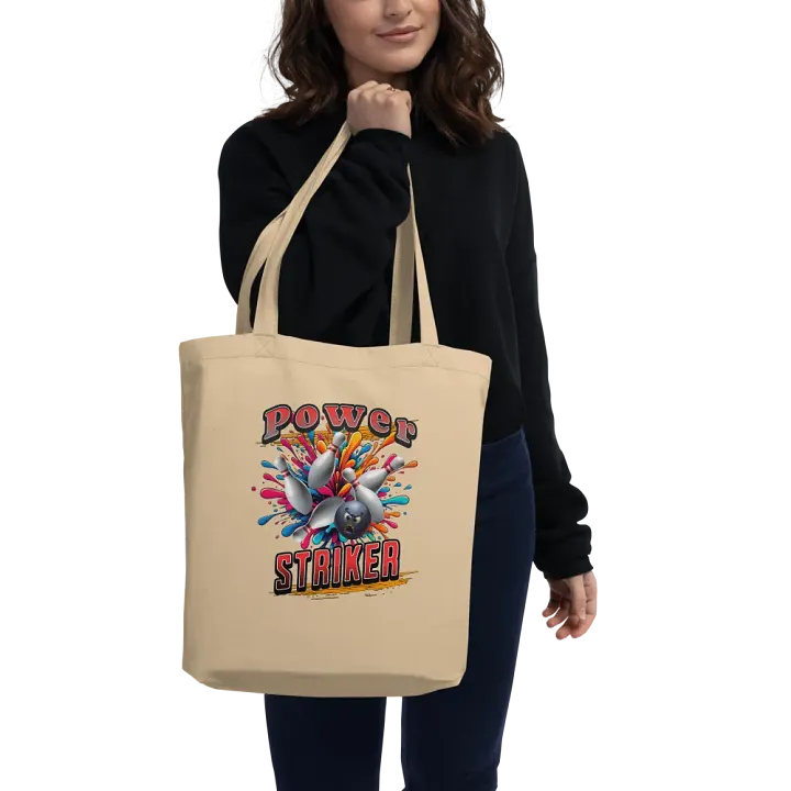 Power Striker Bowling Ball Tote Bag product image (2)