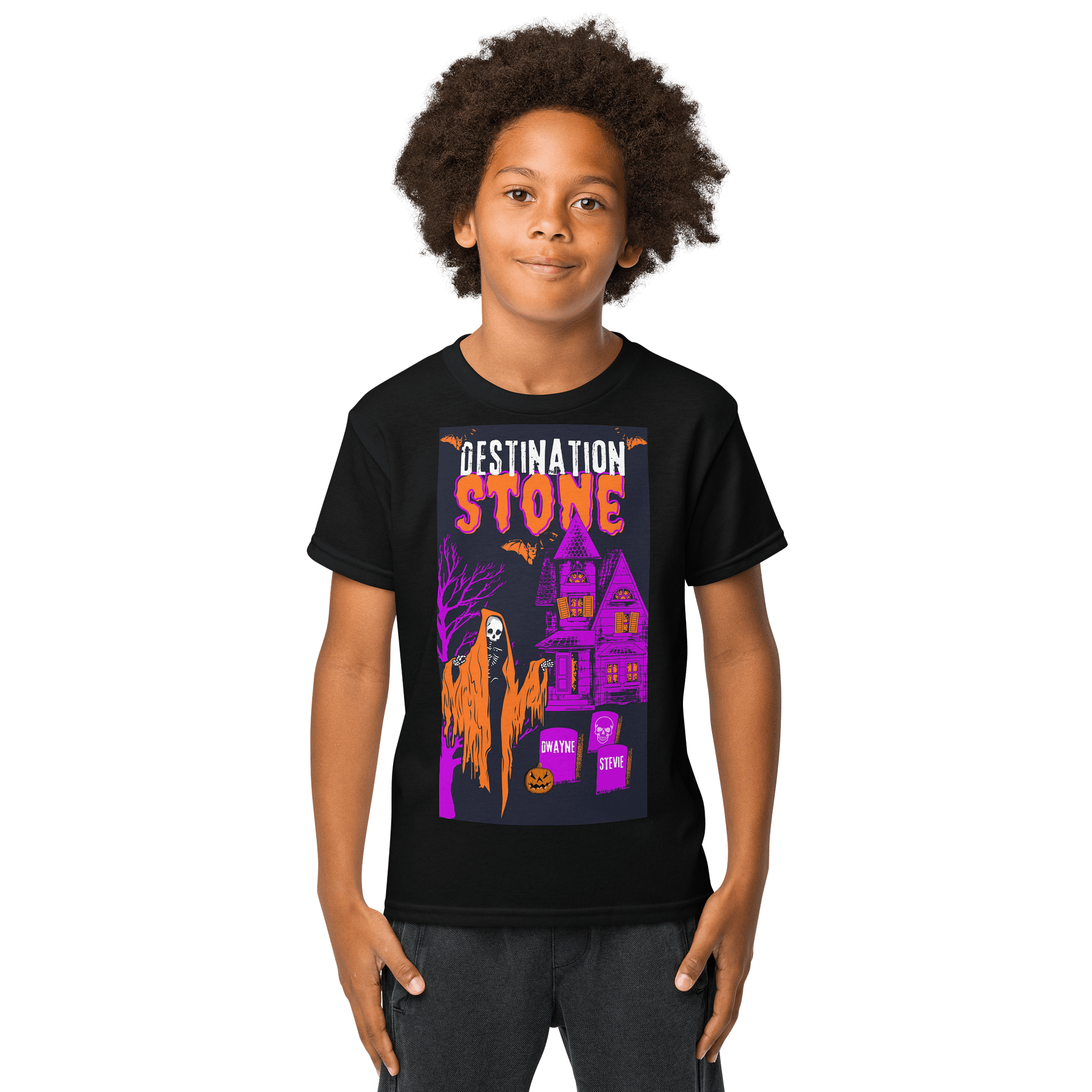 DS Halloween EXCLUSIVE Haunted House Comic Youth T-Shirt product image (1)