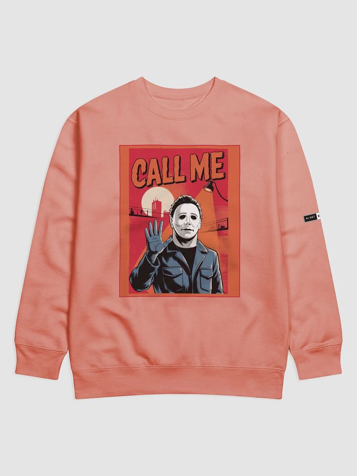 "CALL ME" premium cotton sweatshirt product image (3)