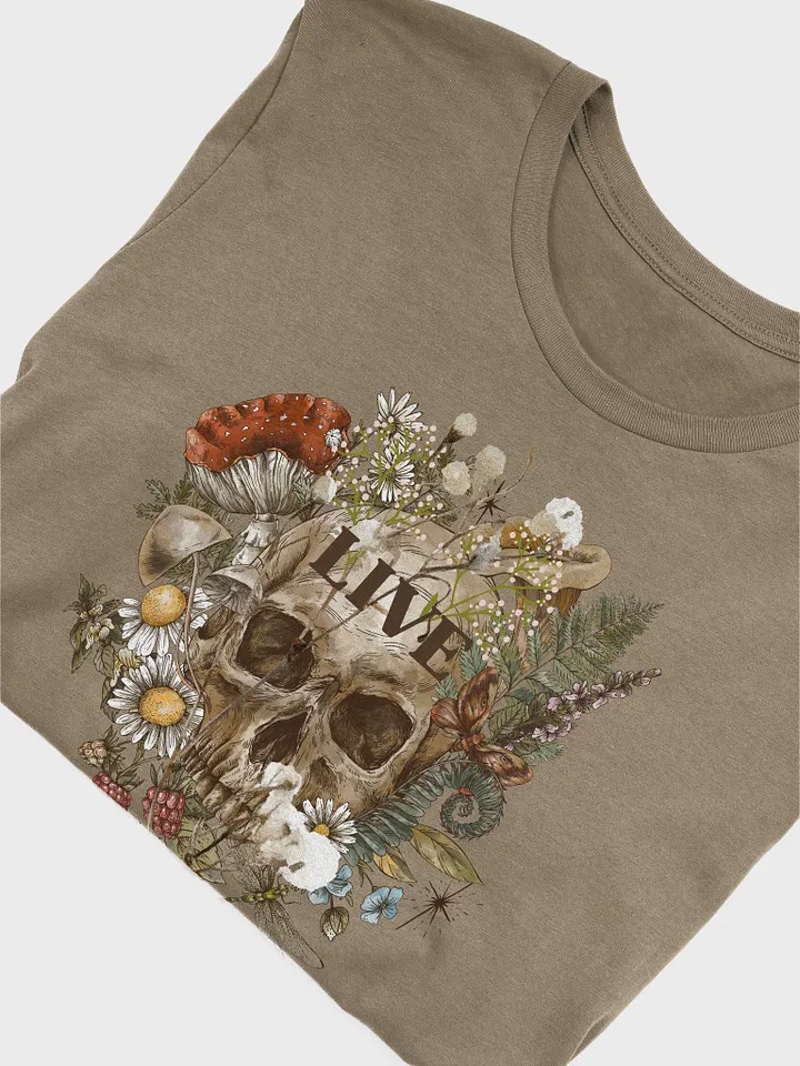 Prophesy Life - Skull & Blooms Tee Ezekiel 37:1-10 🌼🍄 product image (2)