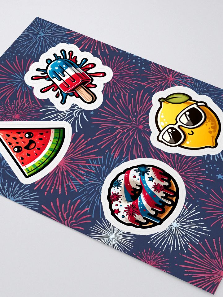 4th of July Summer Foods Sticker Sheet product image (2)