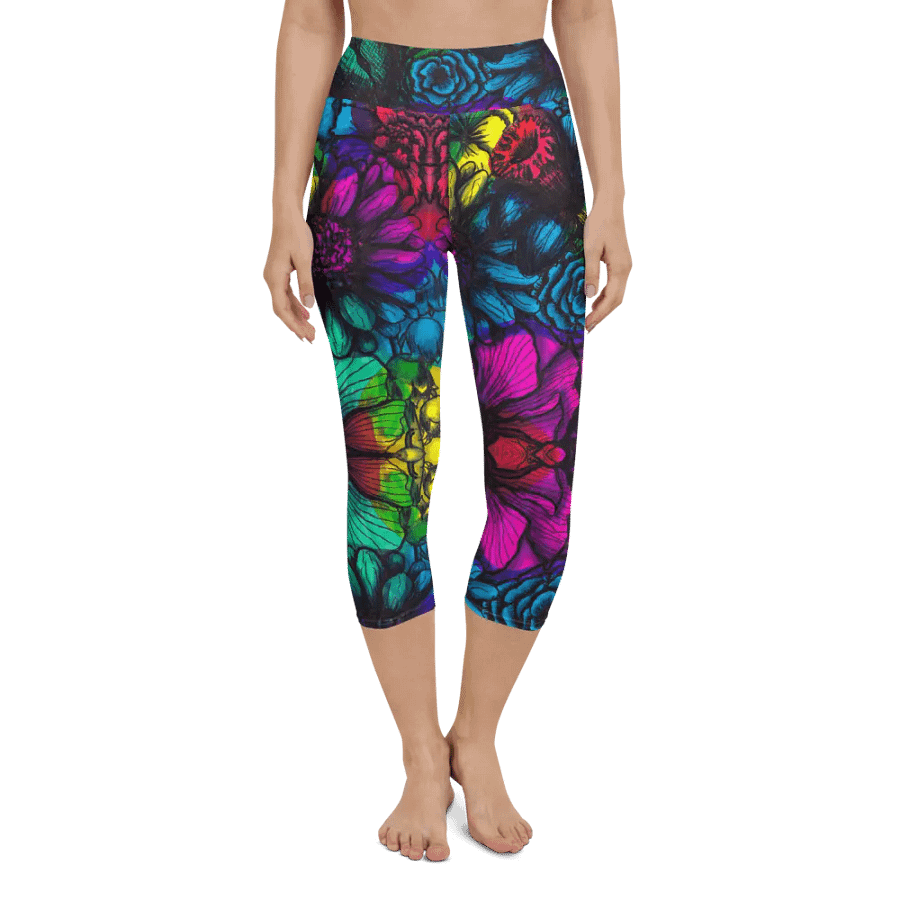 Tie-dye Flower Leggings product image (5)