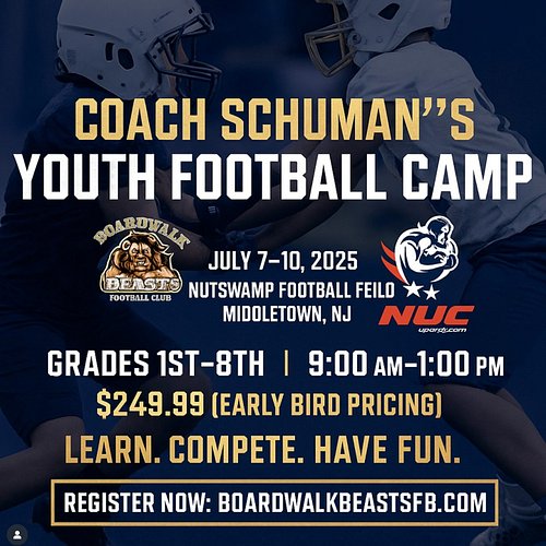 Mon, Jul 7, 9:00 AM - Thu, Jul 10, 1:00 PM EDT
Location

Nutswamp Football Field- Lower Field

925 Nutswamp Road

Middletown ...