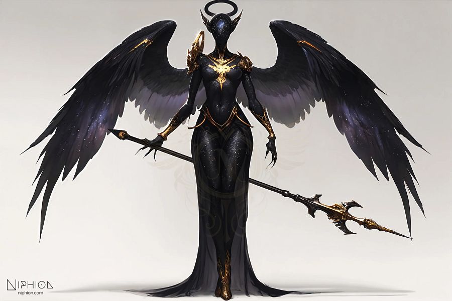 High-Resolution Digital Art – Nebula Archangel, Character Design #3 product image (1)