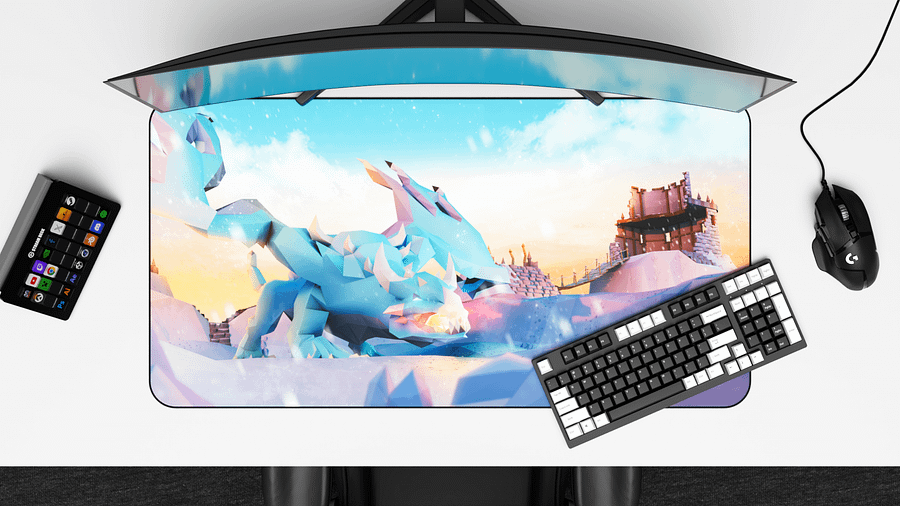 Vorkath | Large 3D Desk Mat product image (3)