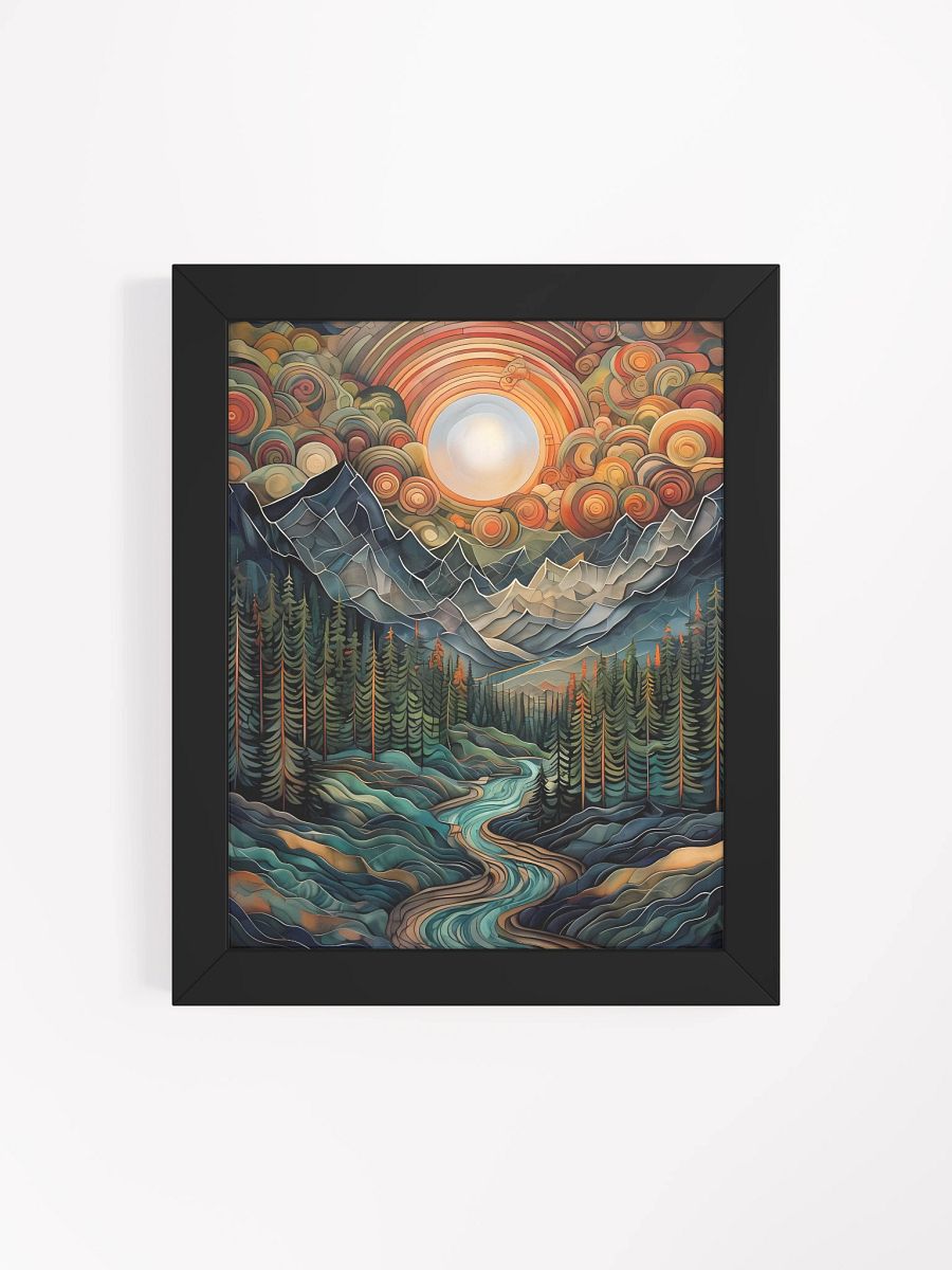 Ethereal Forest River Framed Poster product image (5)