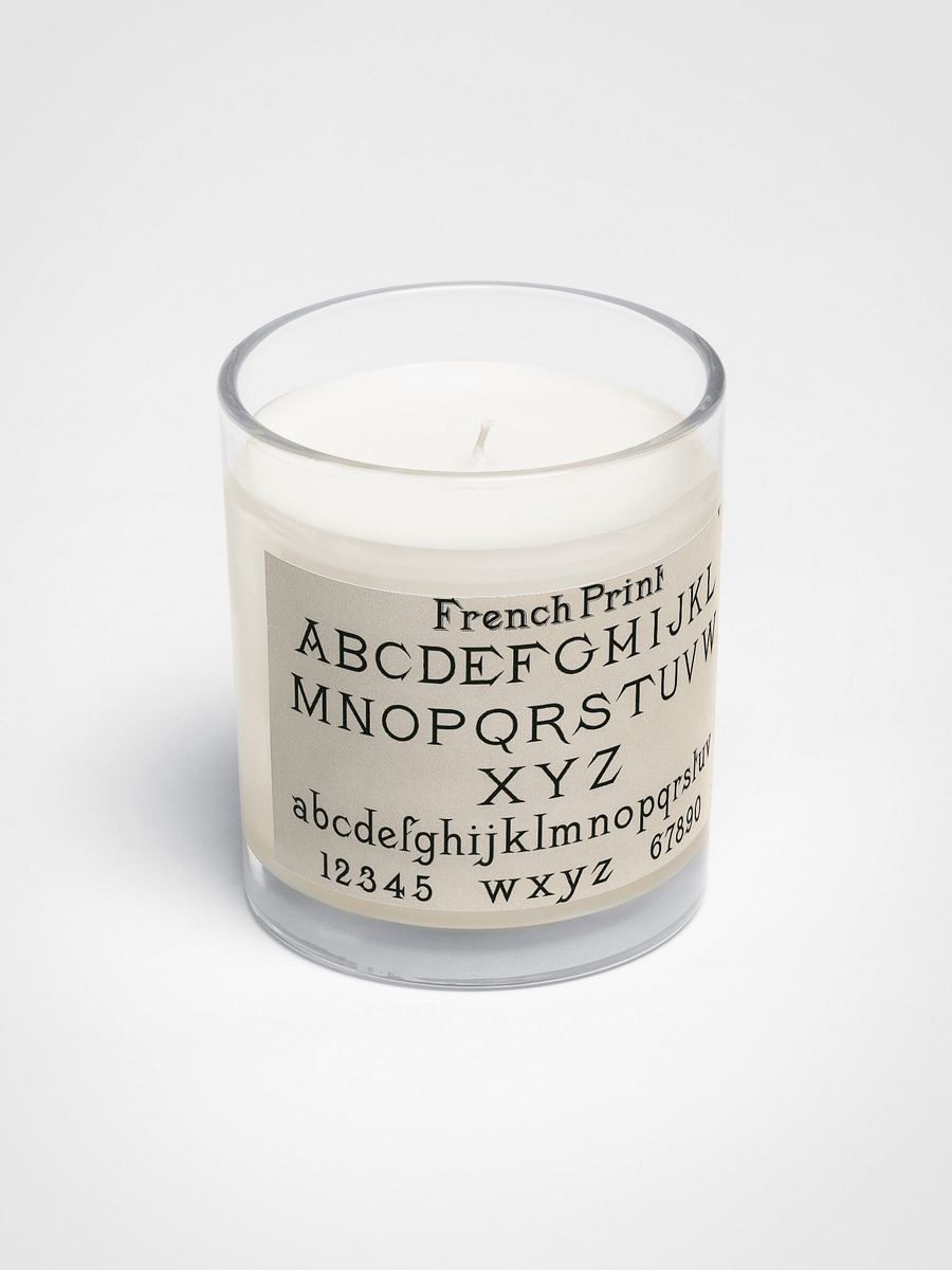 French Print. Soy Wax Candle product image (2)
