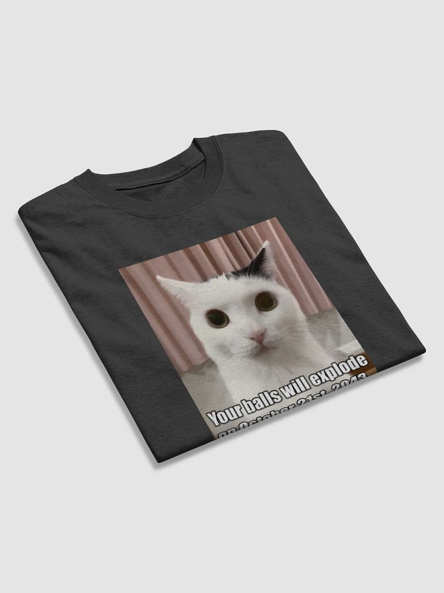 "Your Balls Will Explode On October 21st 2043 At 5:36am T-shirt - Funny Apocalypse Date Graphic Tee" product image (3)