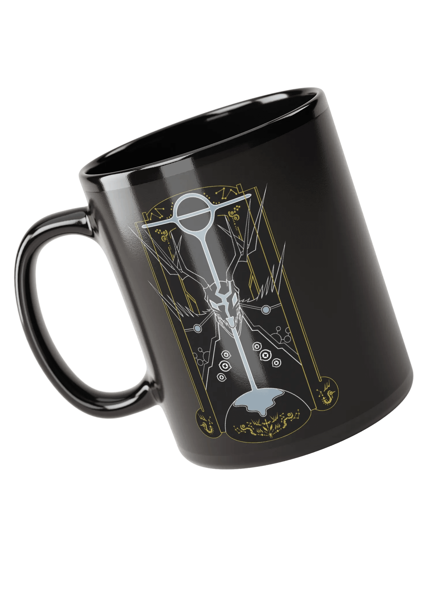 Blue Blight Sigil Black Mug product image (4)