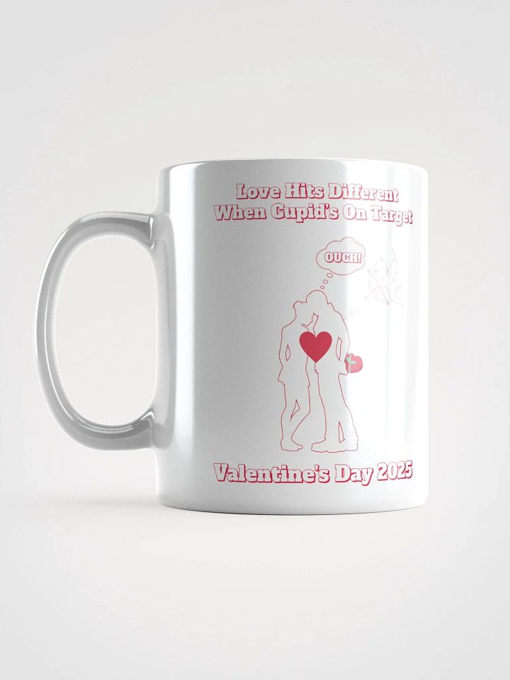 When Cupid's On Target Valentine's Day White Mug product image (9)