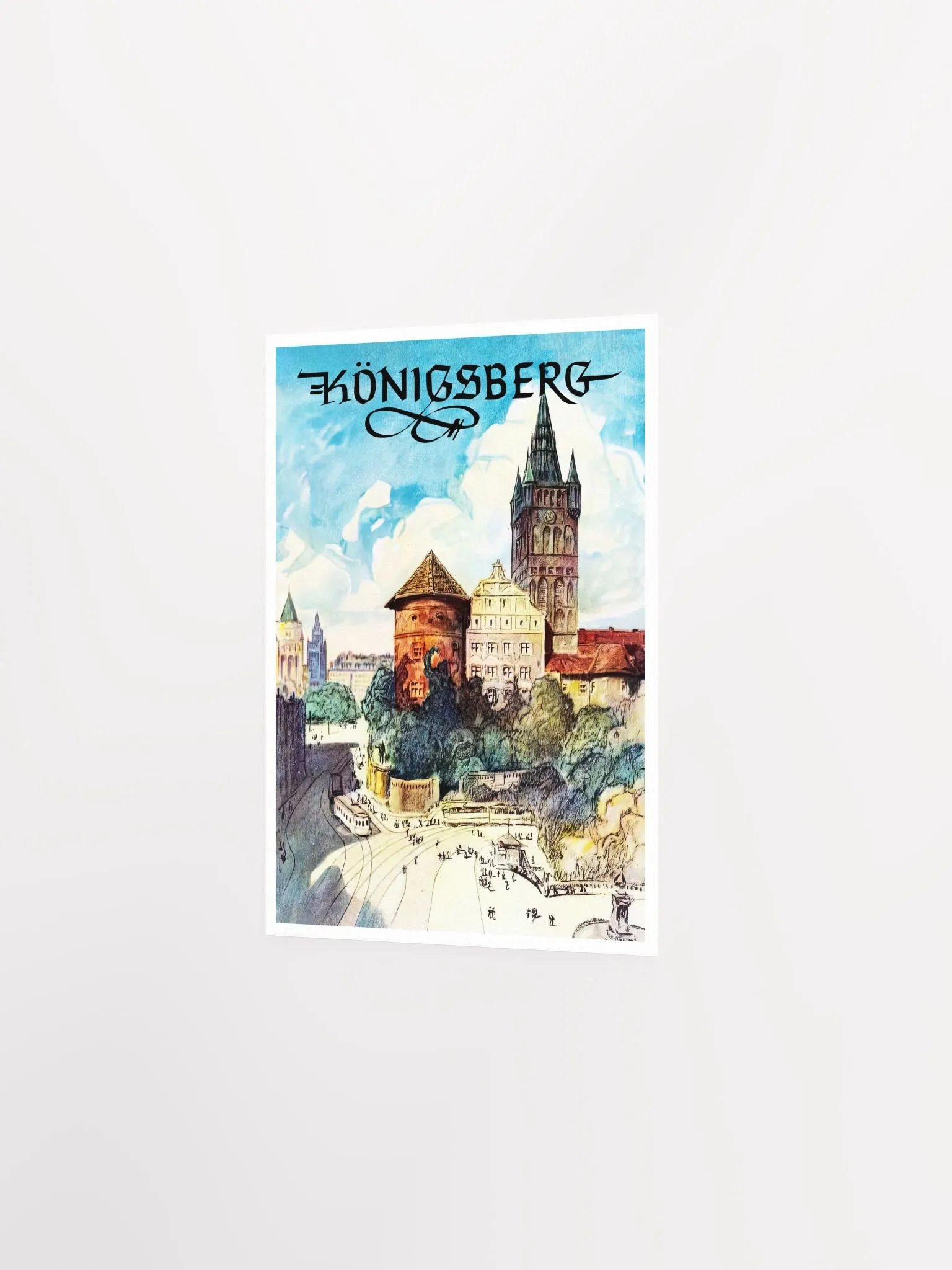 Konigsberg/Königsberg, Prussia, Germany — retro vintage travel poster product image (7)