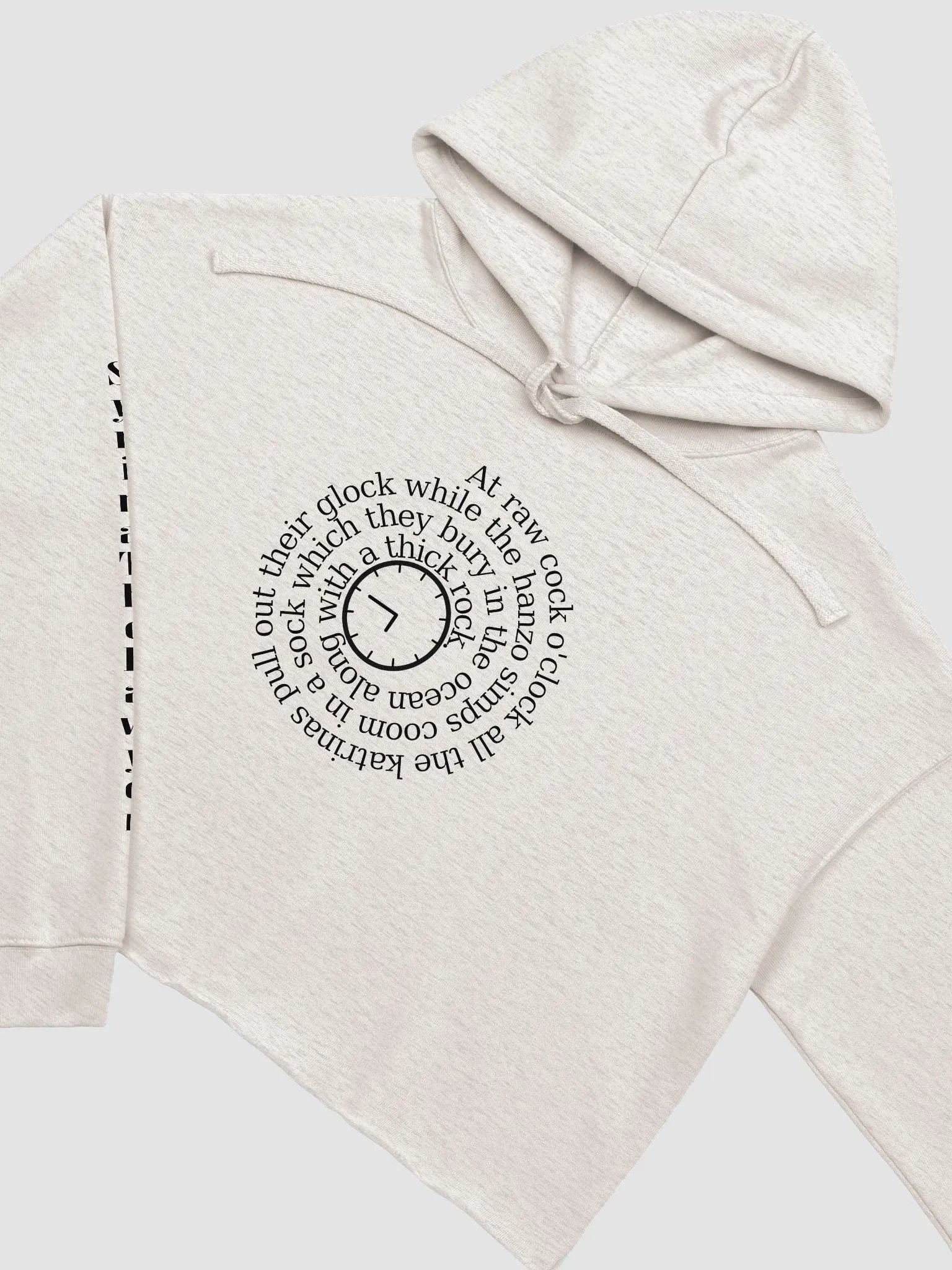 Raw CoC Mafia Crop Hoodie product image (11)
