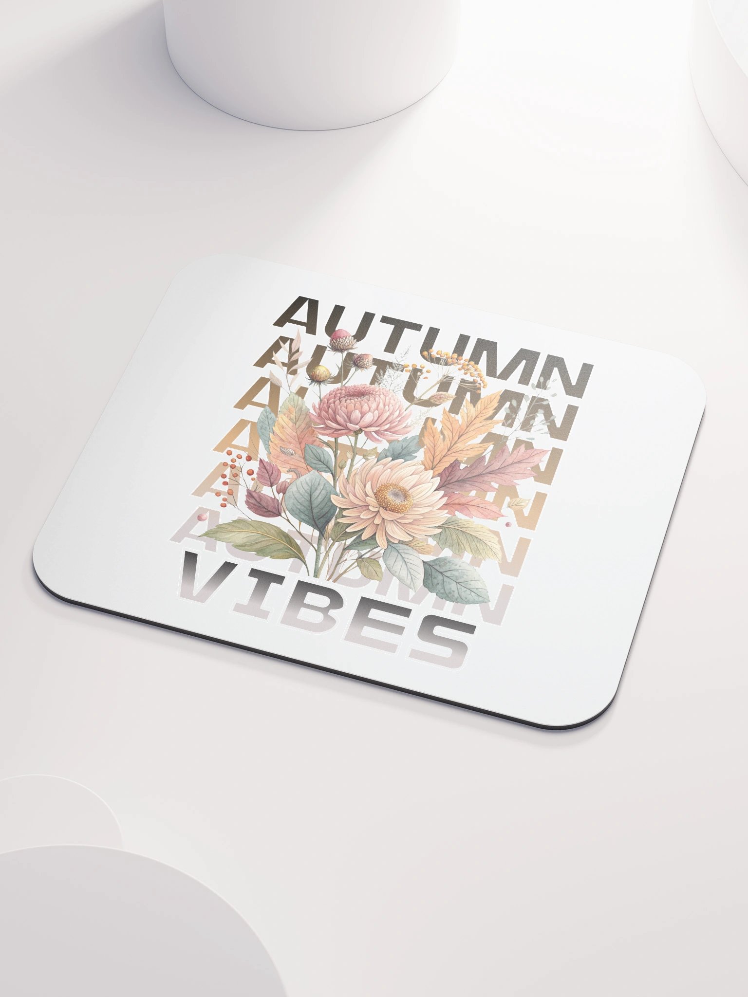 Autumn Vibes Boho Flowers Mouse Pad product image (3)