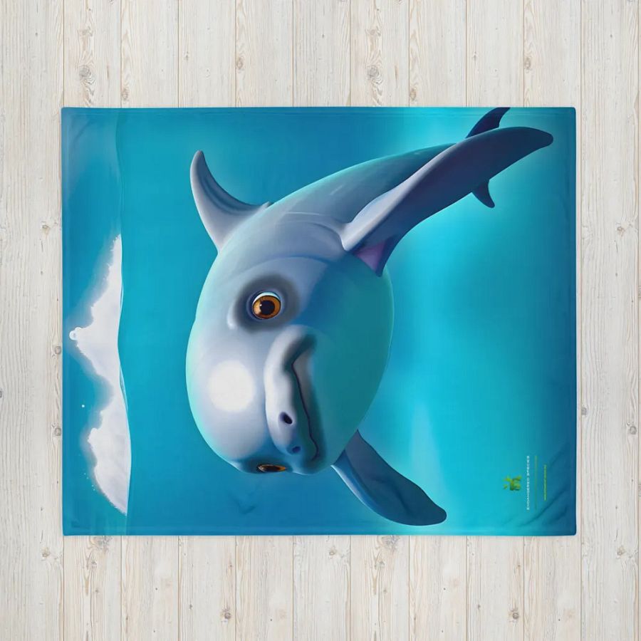 Endangered Species - Mexico - Vaquita Throw Blanket product image (2)