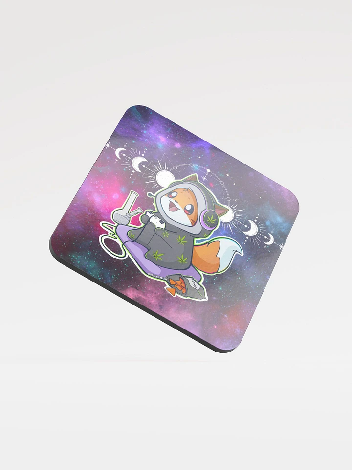 Tots the Fox High on Gaming Coaster product image (1)