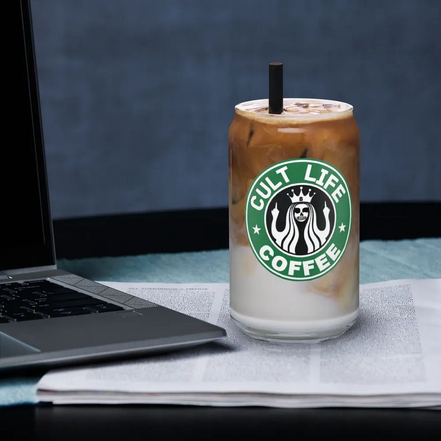 CULT LIFE COFFEE CAN GLASS product image (2)