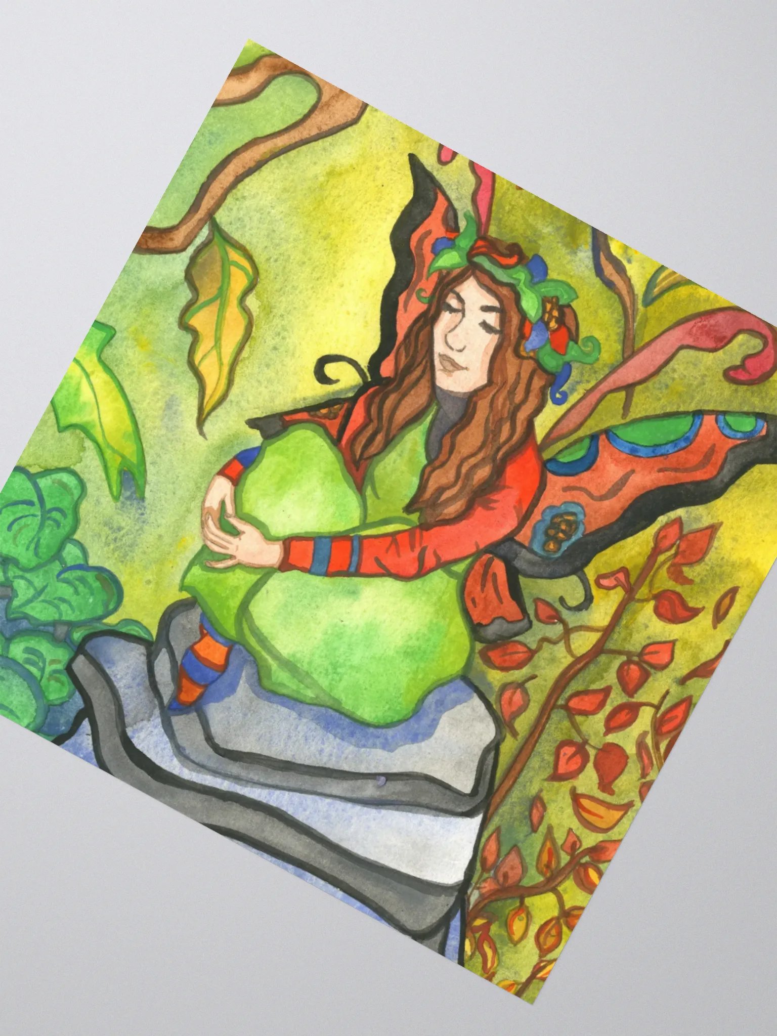 Golden Leaves Sticker product image (3)