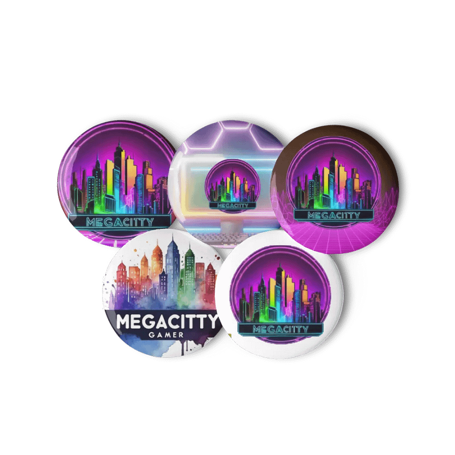 Megacity Pin Button Set product image (2)