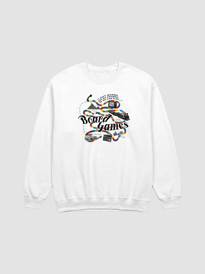 Board Games Sweatshirt (Light Mode) product image (1)