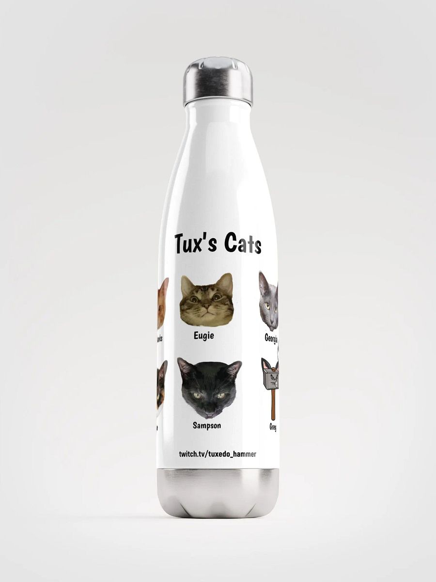 Tux's Cats Stainless Steel Water Bottle product image (1)