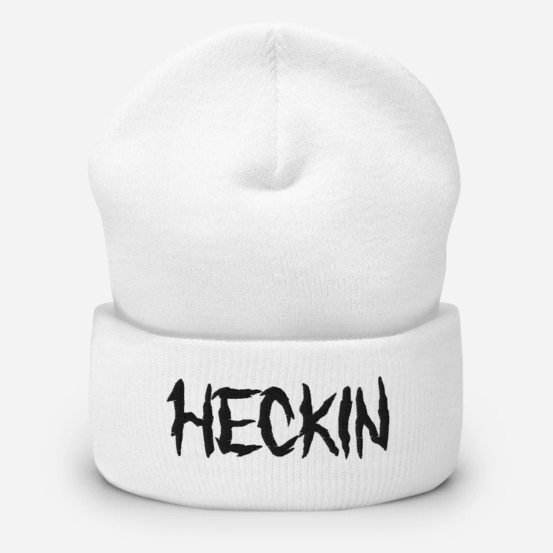 Heckin Beanie (black lettering) product image (5)