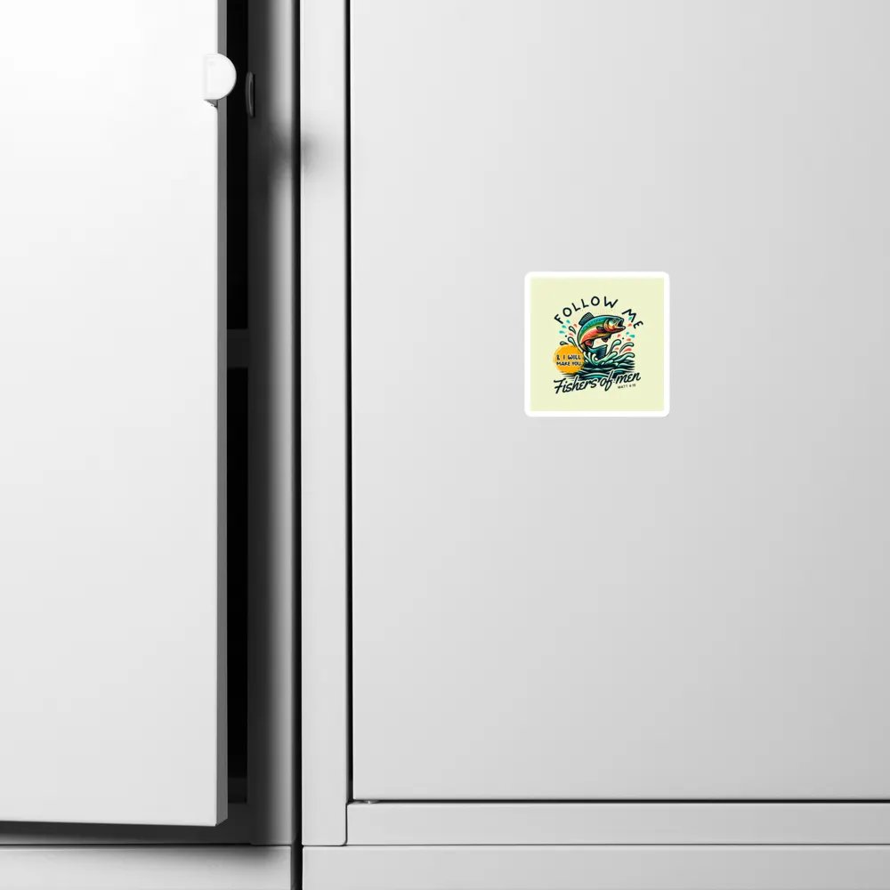 Follow Me and I Will Make You Fishers of Men Die-Cut Magnets product image (8)